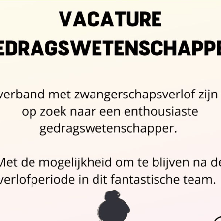 Vacature gedragswetenschapper